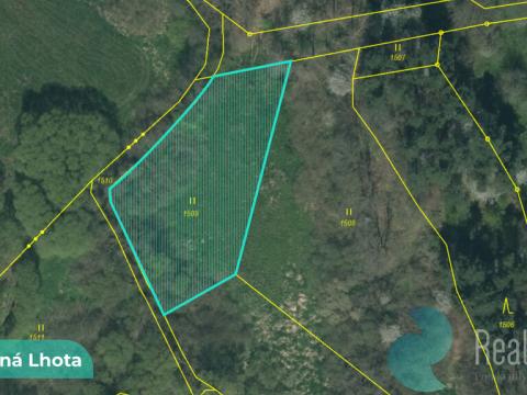 Prodej podílu 1/2 louky, Tábor, 841 m2