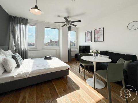 Pronájem bytu 1+kk, Praha - Vinohrady, Perucká, 27 m2