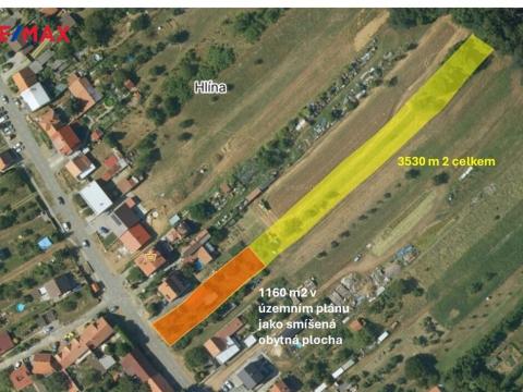 Prodej pozemku pro bydlení, Hlína, 3530 m2