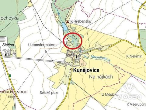 Prodej zahrady, Kunějovice, 400 m2