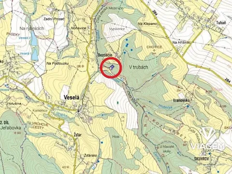 Prodej zahrady, Stružinec, 1136 m2