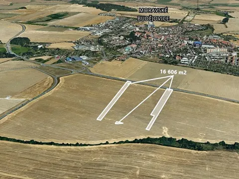 Prodej podílu pole, Moravské Budějovice, 3321 m2