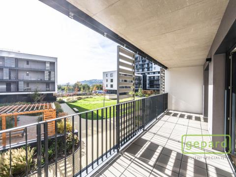 Pronájem bytu 2+kk, Praha - Modřany, Mezi vodami, 52 m2