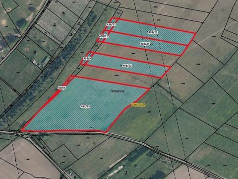 Prodej pole, Mělník, 11396 m2