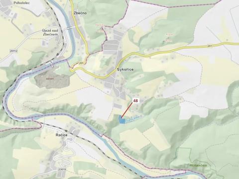 Dražba lesa, Sýkořice, 8962 m2