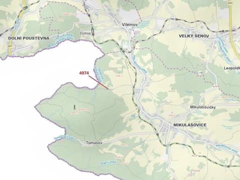 Dražba pozemku, Mikulášovice, 216 m2