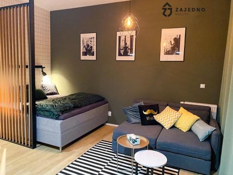 Pronájem bytu 1+kk, Brno, Spolková, 39 m2