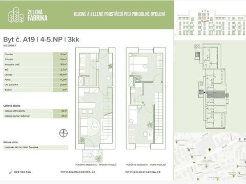 Prodej bytu 3+kk, Šternberk, Uničovská, 66 m2