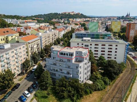 Prodej bytu 2+kk, Brno - Staré Brno, Výstavní, 86 m2