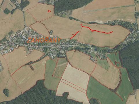 Prodej pozemku, Zahořany, 1914 m2
