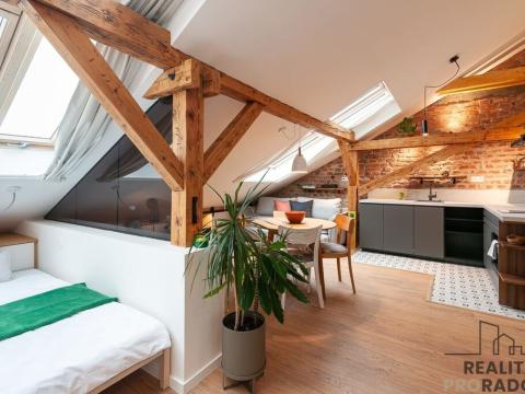 Pronájem bytu 1+kk, Praha - Bubeneč, Čs. armády, 52 m2