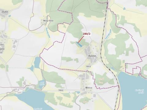 Dražba lesa, Kovčín, 4872 m2