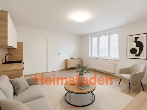 Pronájem bytu 2+kk, Ostrava - Kunčičky, Výhradní, 47 m2
