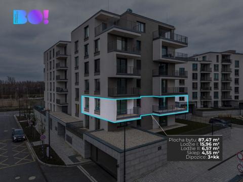 Pronájem bytu 3+kk, Ostrava, F. X. Riepla, 87 m2