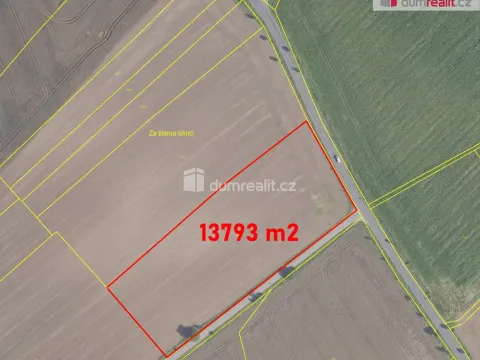Prodej pole, Záryby, 13793 m2