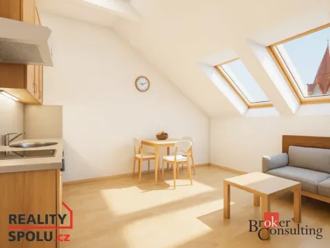 Prodej bytu 1+kk, Brno - Zábrdovice, Körnerova, 22 m2