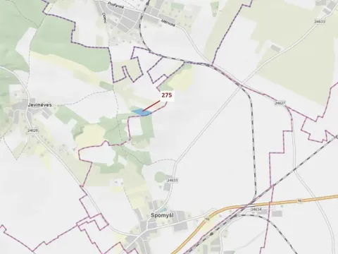 Dražba lesa, Jeviněves, 10319 m2