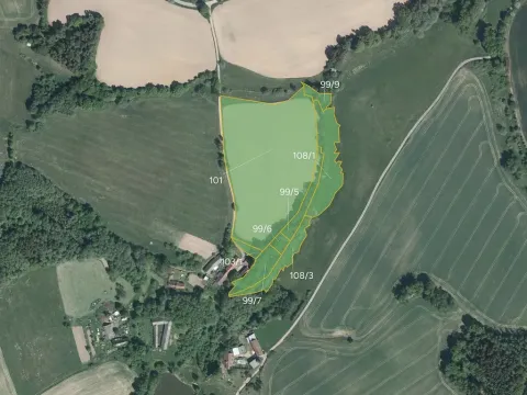 Prodej pole, Krásná Hora, 35461 m2