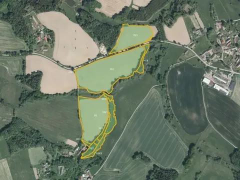 Prodej pole, Krásná Hora, 91455 m2