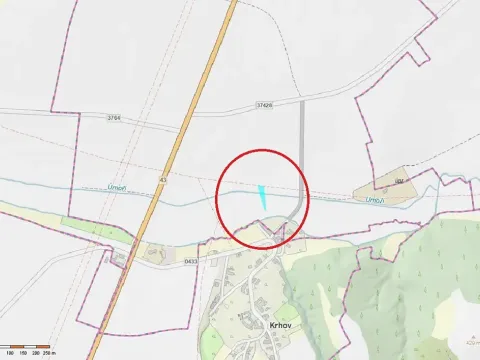 Prodej louky, Voděrady, 1543 m2