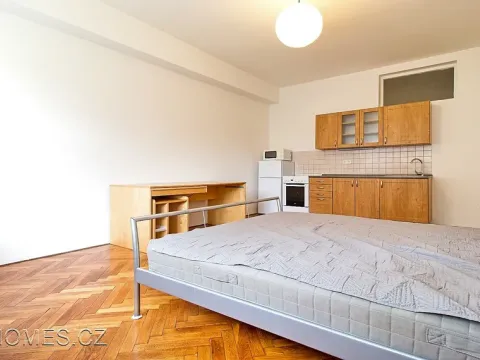 Pronájem bytu 1+kk, Praha - Vršovice, Tolstého, 30 m2