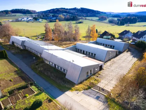 Pronájem výrobních prostor, Vacov - Vlkonice, 1895 m2