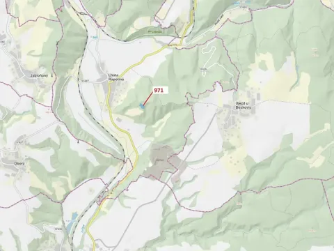 Dražba lesa, Lhota Rapotina, 4308 m2