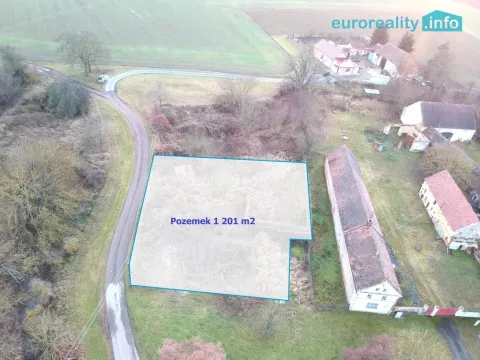 Prodej pozemku pro bydlení, Ves Touškov - Mířovice, 1201 m2