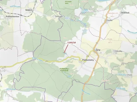 Dražba lesa, Jesenice, 4694 m2