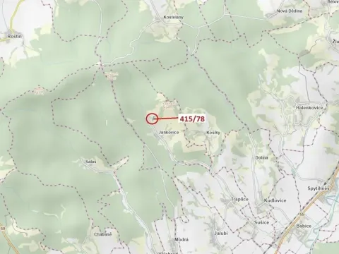 Dražba louky, Jankovice, 6434 m2