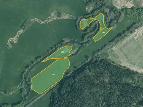 Prodej louky, Červené Poříčí, 26107 m2