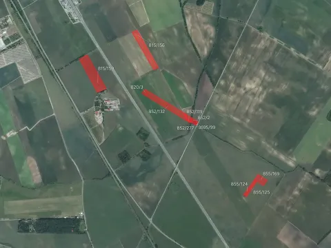 Prodej podílu pole, Břeclav, 62435 m2