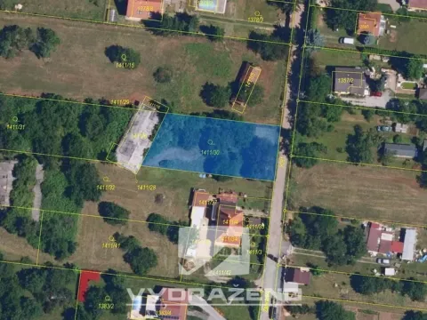 Prodej zahrady, Modřice, 894 m2