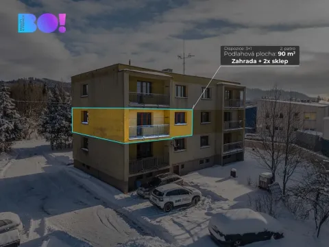 Prodej bytu 3+1, Bystřice, 88 m2