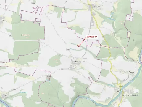 Dražba lesa, Hosty, 19 m2