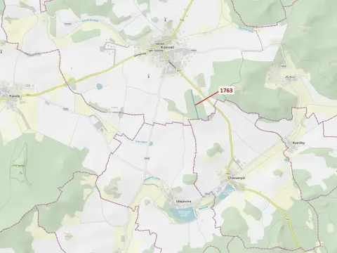 Dražba lesa, Koloveč, 7329 m2