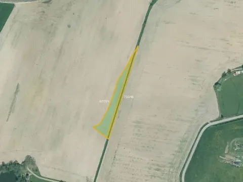 Prodej pole, Příkosice, 3569 m2