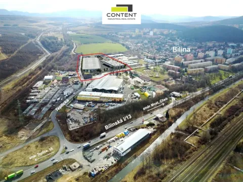 Pronájem skladu, Bílina - Teplické Předměstí, Teplická, 3000 m2