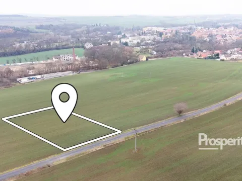 Prodej pozemku, Zlonice, 3444 m2