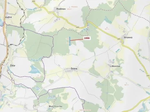 Dražba lesa, Žirovnice, 19314 m2