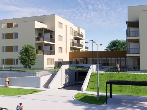 Pronájem bytu 2+kk, Slavkov u Brna, Nerudova, 44 m2