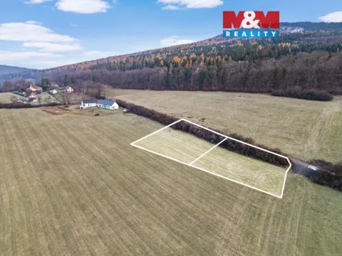 Prodej louky, Jince, 2492 m2