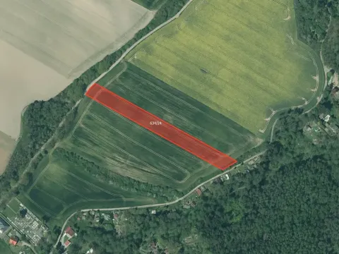 Prodej pole, Plzeň, 7525 m2