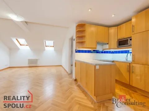 Pronájem bytu 2+kk, Praha - Vyšehrad, Neklanova, 52 m2