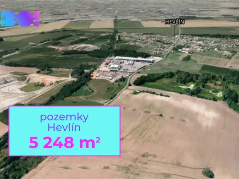 Prodej pole, Hevlín, 5248 m2