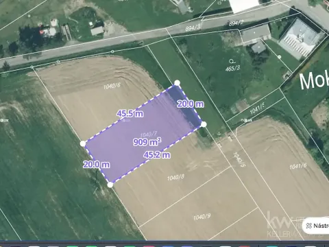 Prodej pozemku pro bydlení, Mokrouše, 909 m2