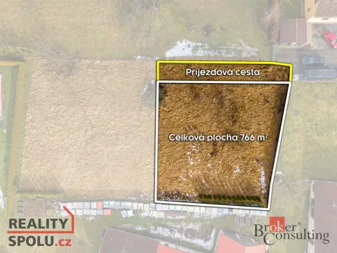 Prodej pozemku pro bydlení, Moravec, 834 m2