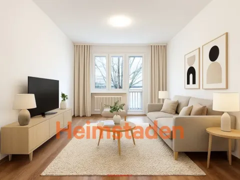 Pronájem bytu 2+1, Ostrava - Mariánské Hory, Mojmírovců, 50 m2