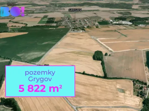 Prodej pole, Grygov, 5882 m2