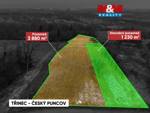 Prodej pozemku pro bydlení, Třinec - Osůvky, 5110 m2